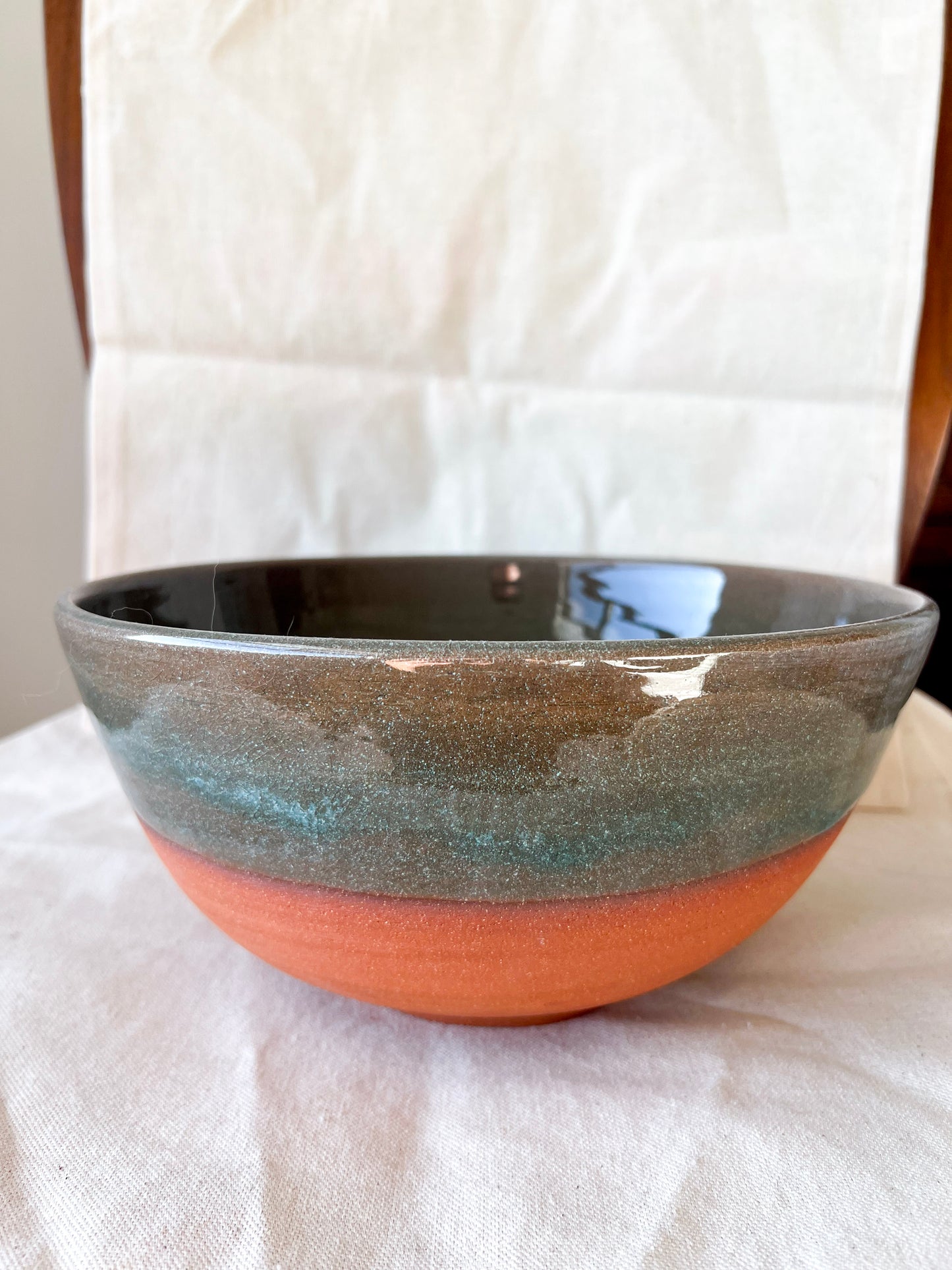 Sea Glass Serving Bowl