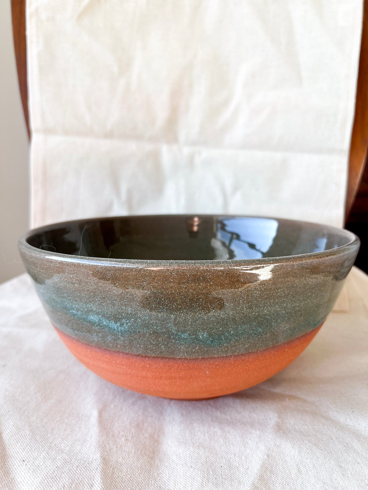 Sea Glass Serving Bowl