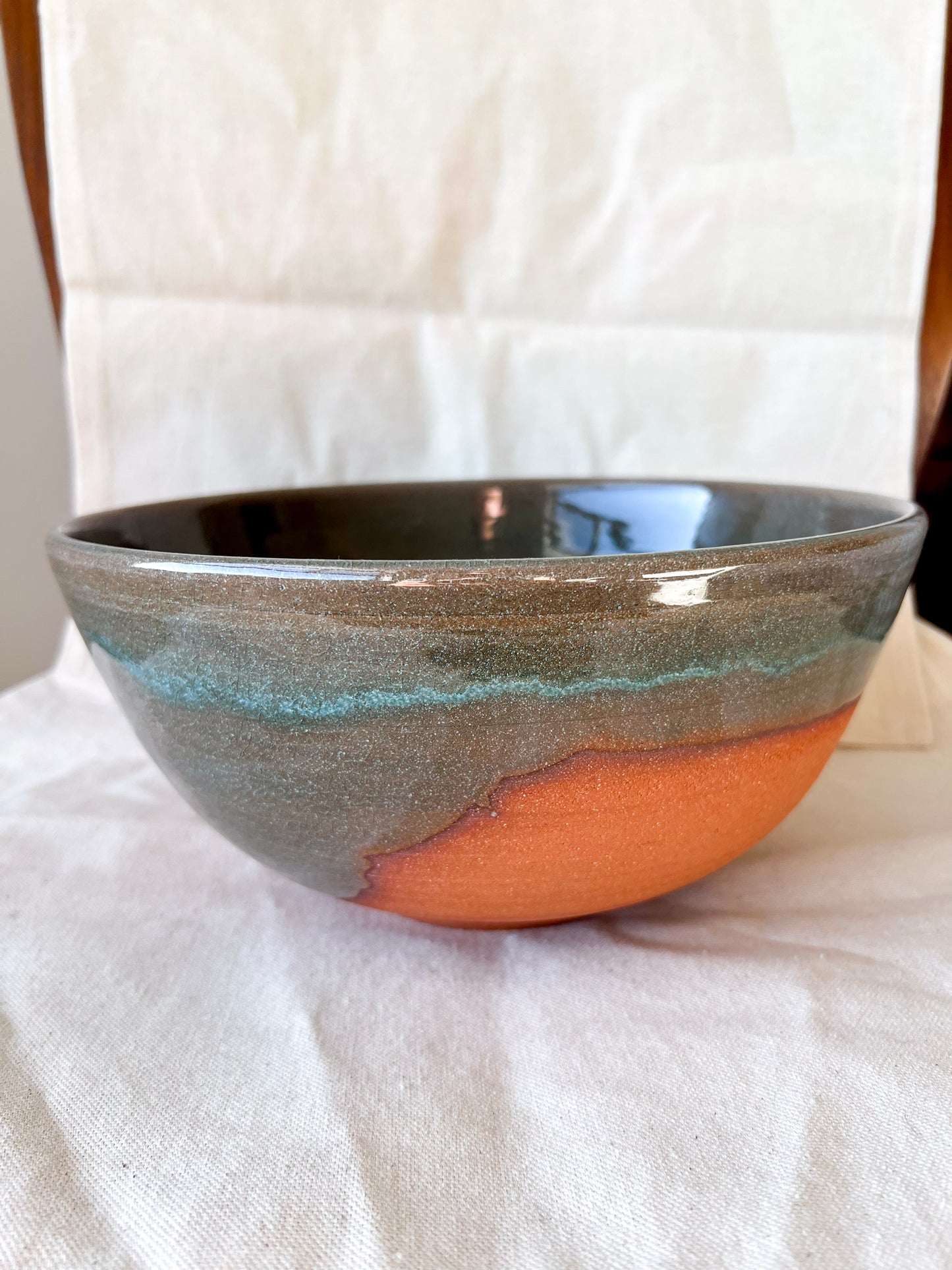 Sea Glass Serving Bowl