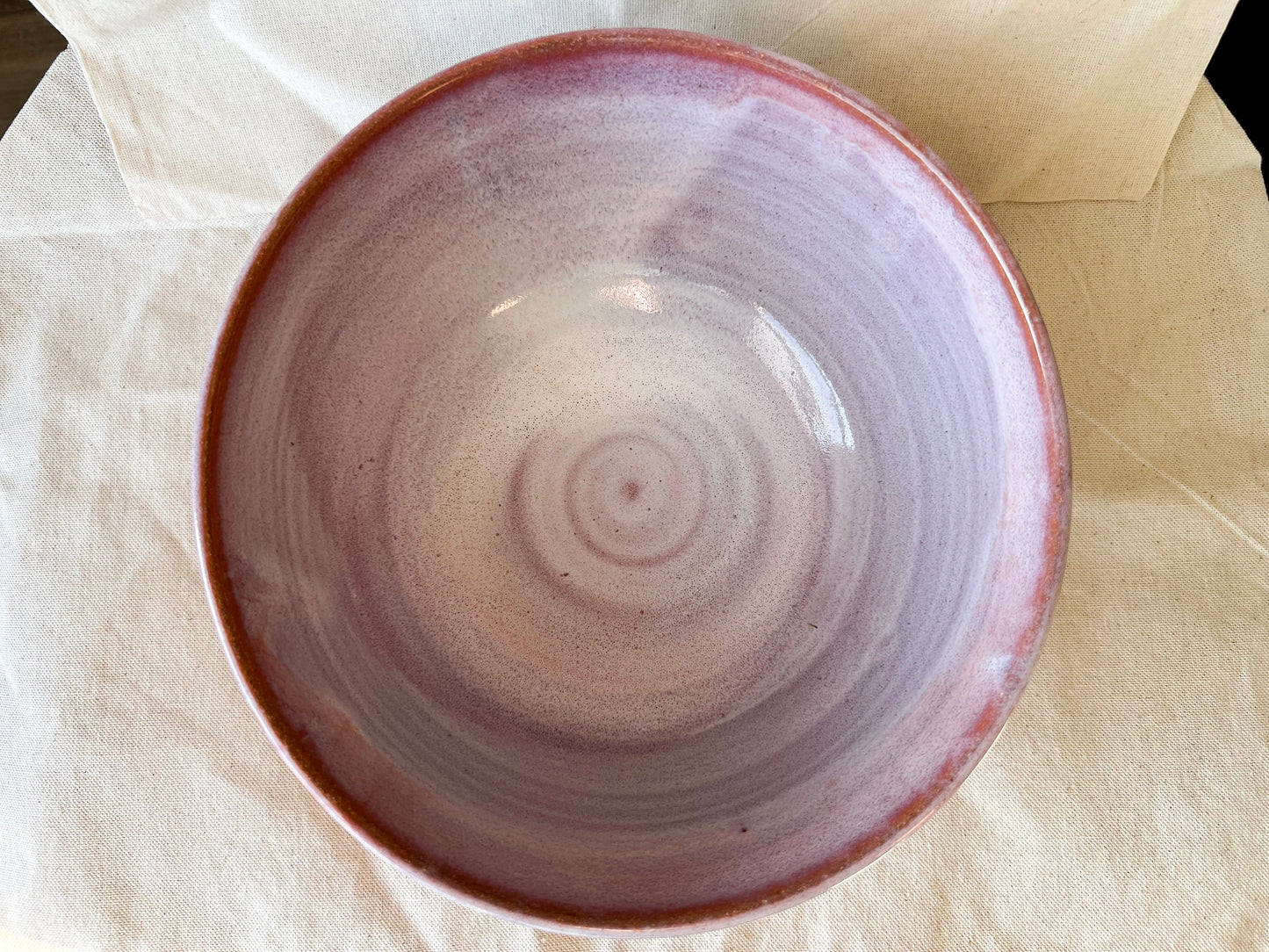 Milky Rose Serving Bowl