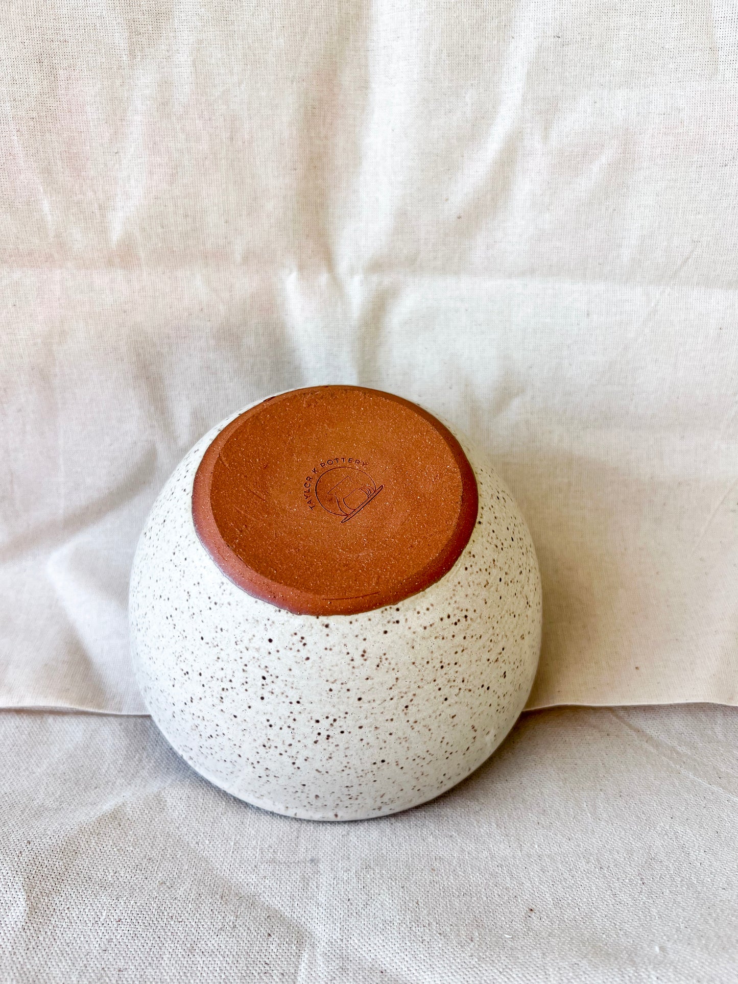 Speckled White Matte Bowls