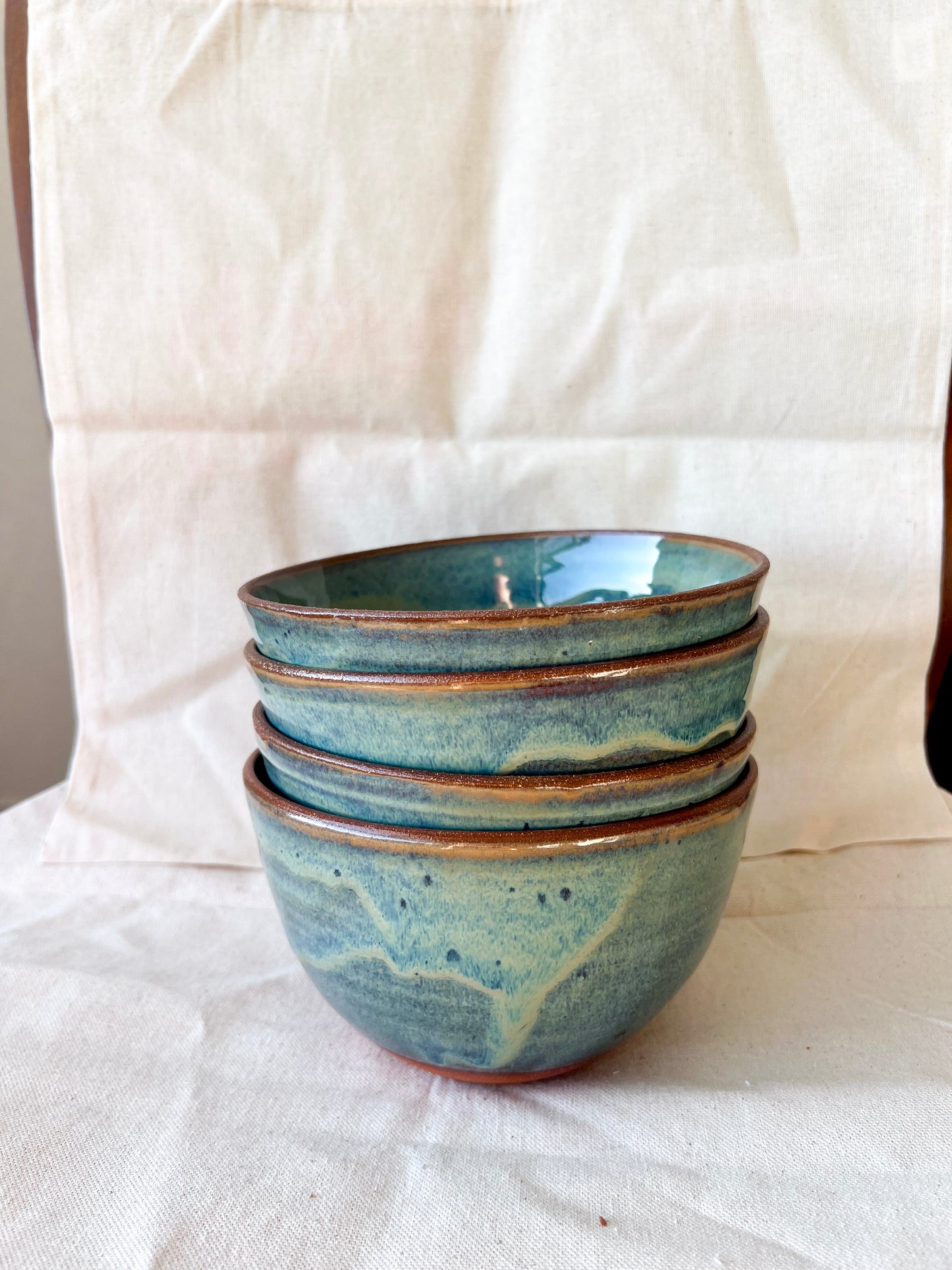 Ocean Bowls - Unglazed Rim (Seconds)