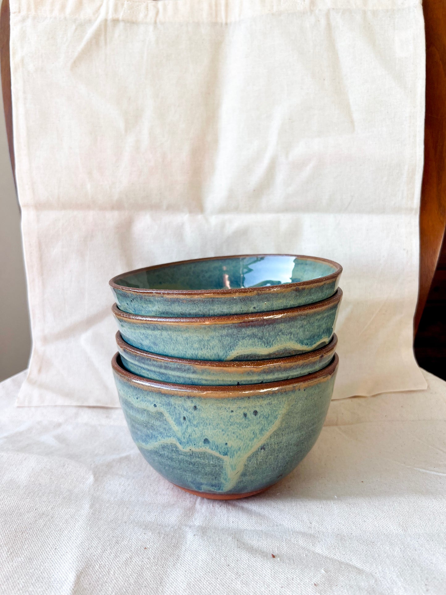 Ocean Bowls - Unglazed Rim (Seconds)