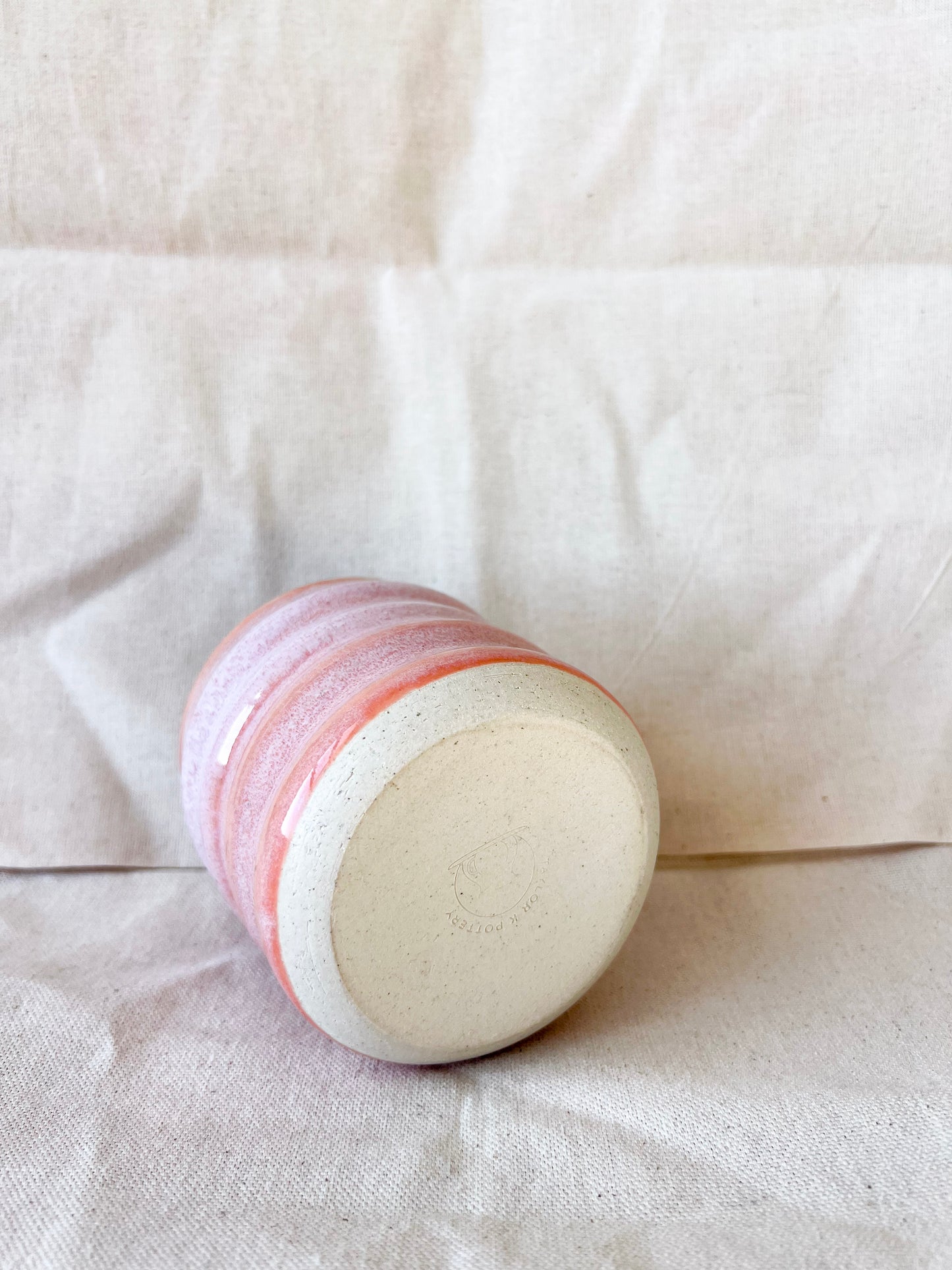 Blush Wavy Cup
