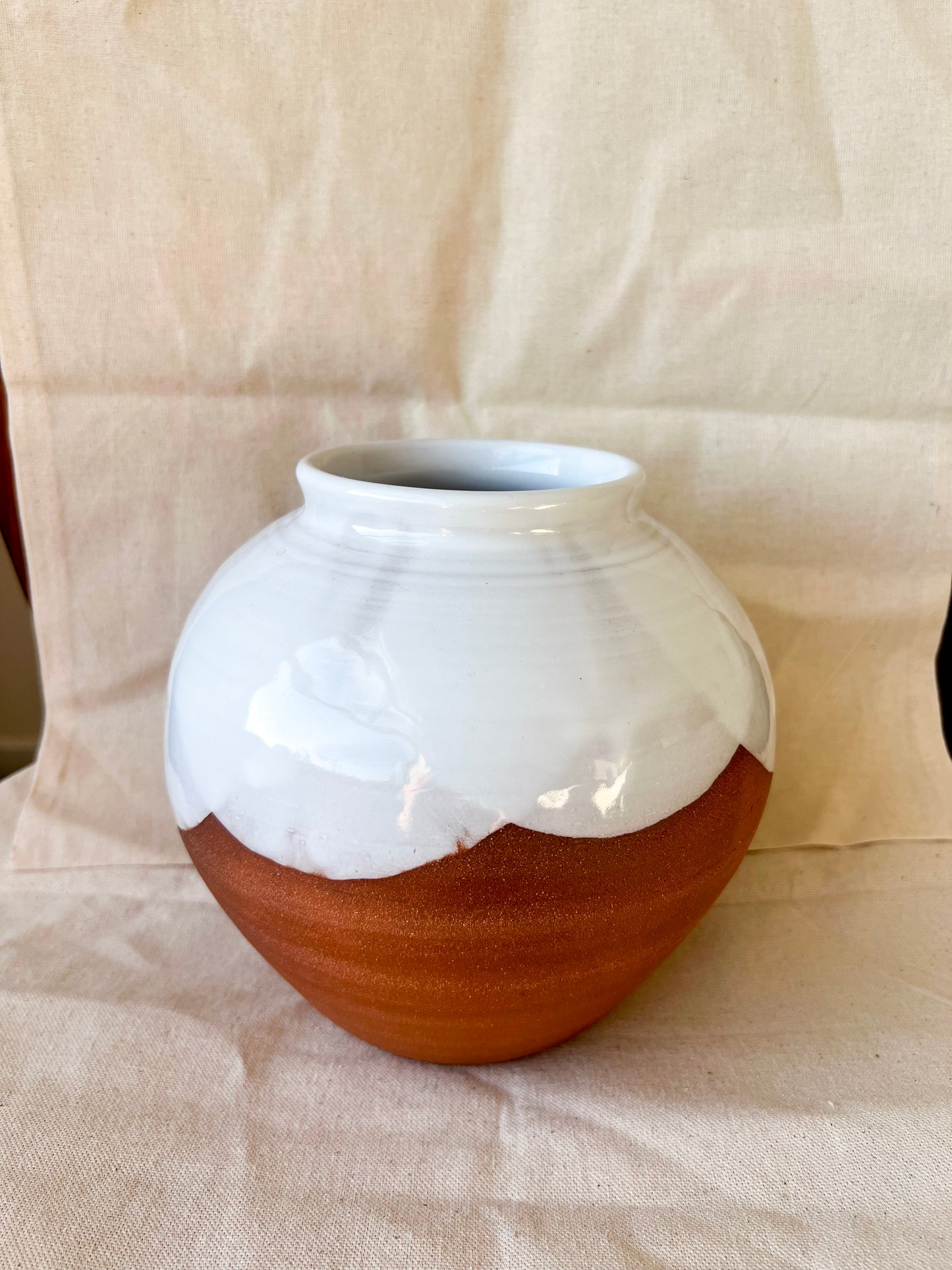 White Moon Jar