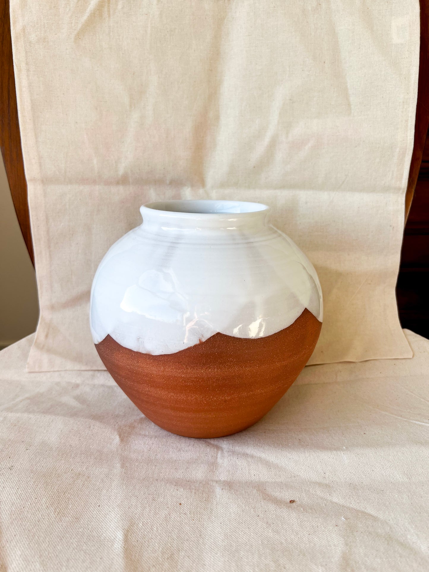 White Moon Jar