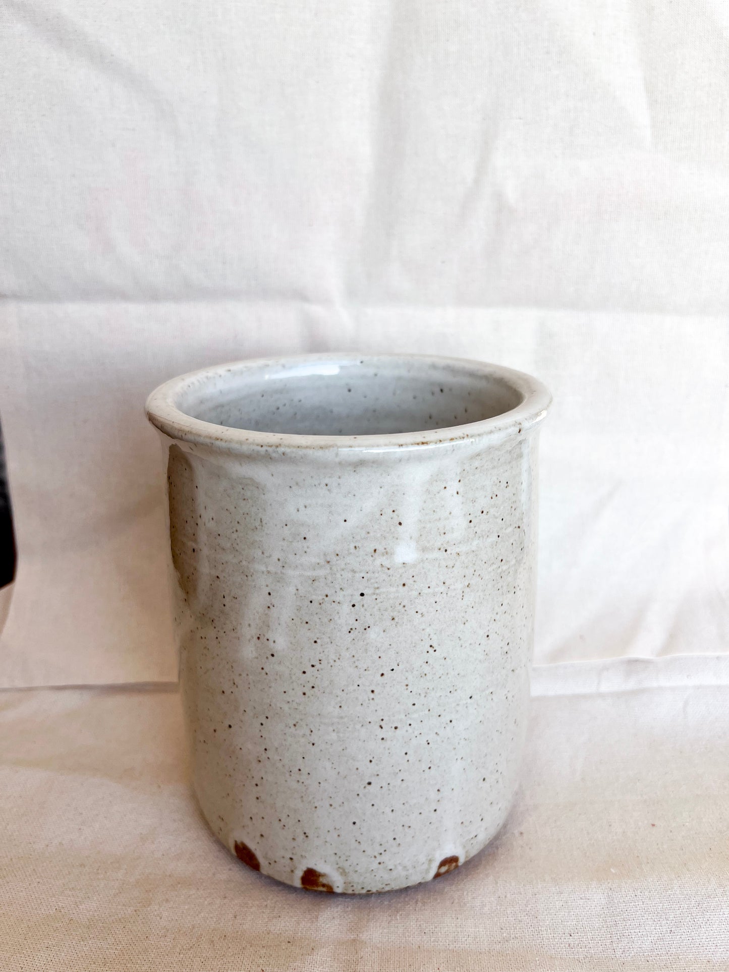 Speckled Cream Vase
