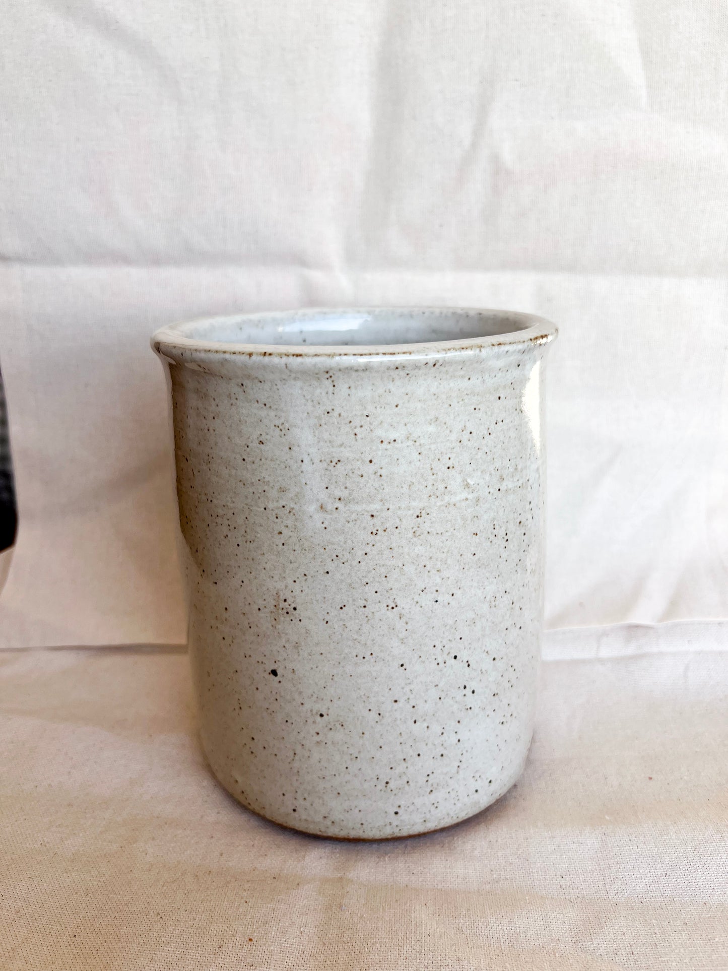 Speckled Cream Vase