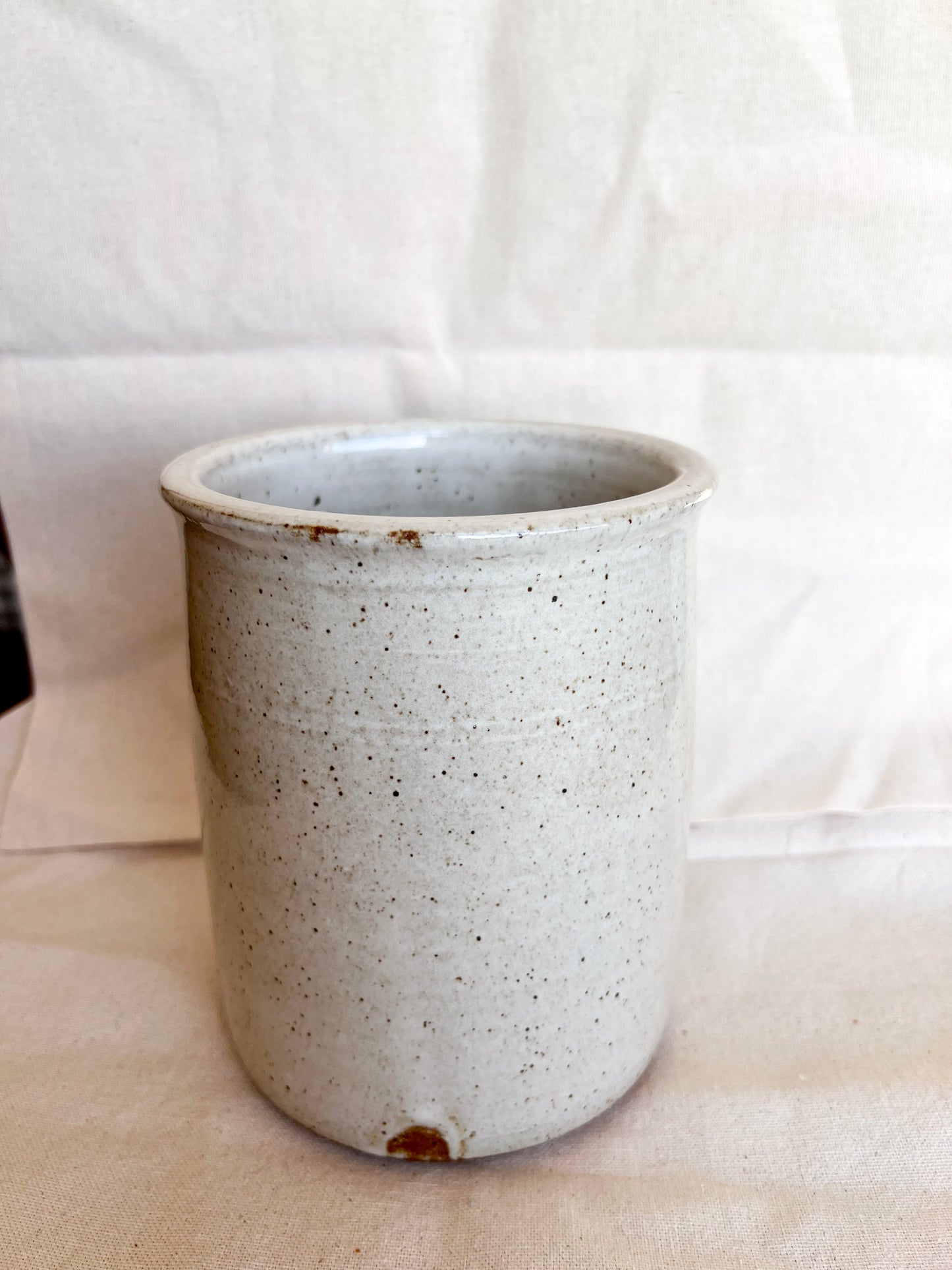 Speckled Cream Vase
