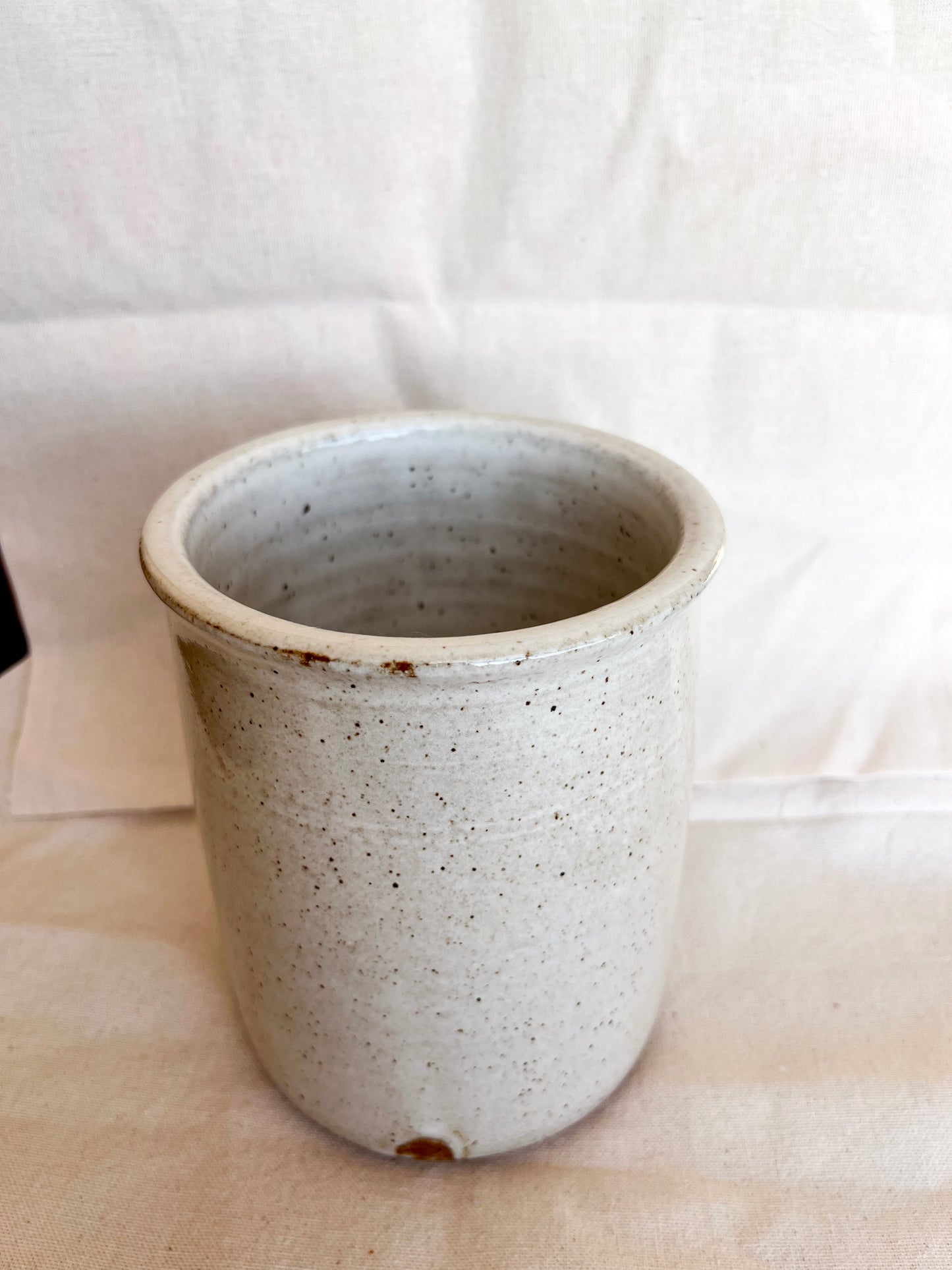 Speckled Cream Vase