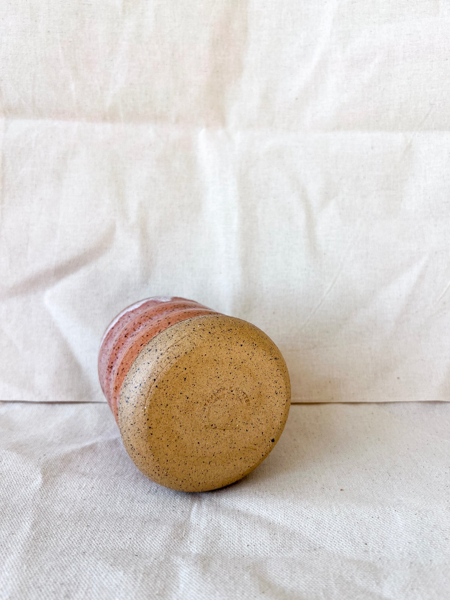Peach Wavy Cup (Small)