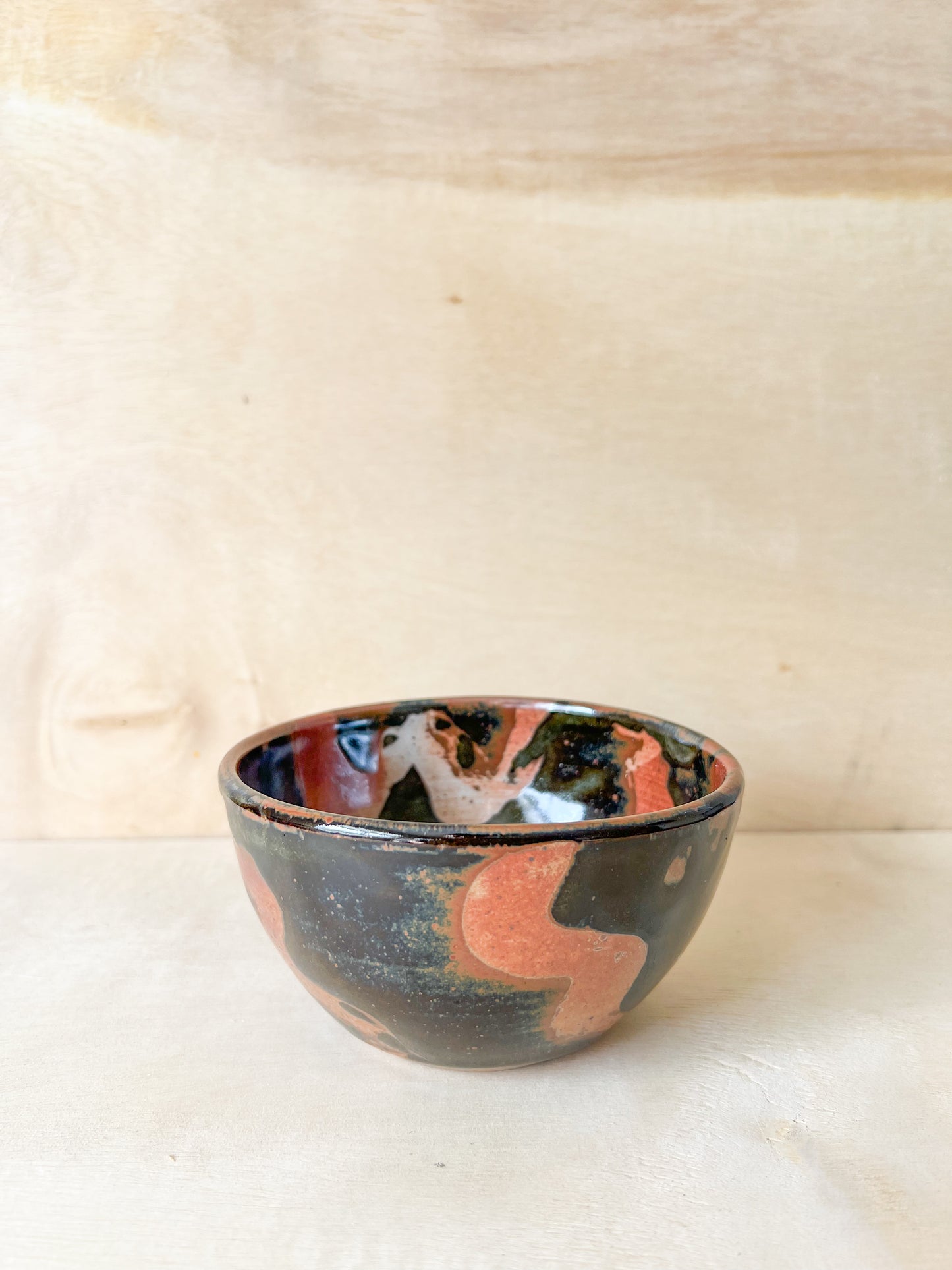 Small Bowl in Tenmoku/Shino