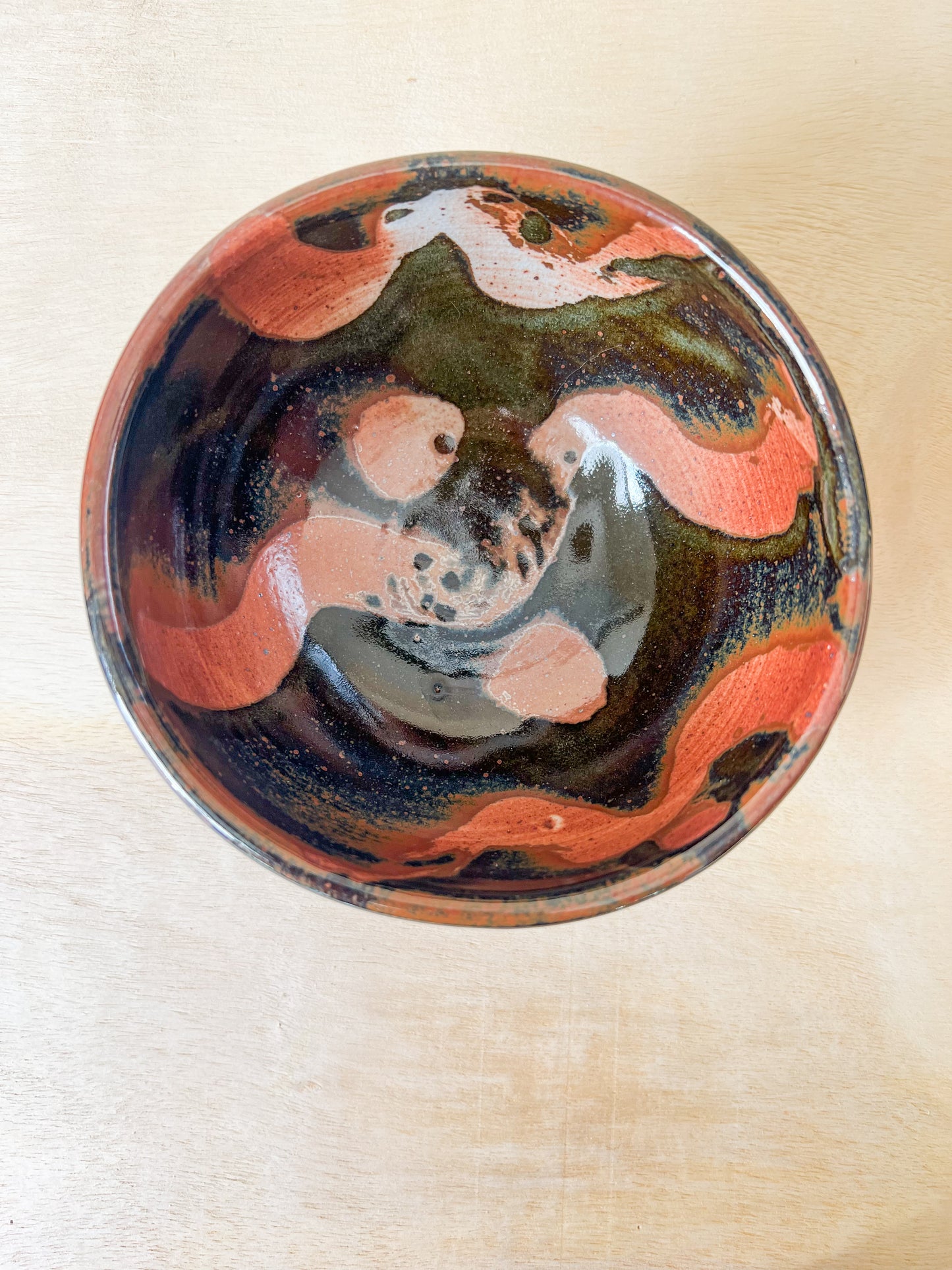 Small Bowl in Tenmoku/Shino