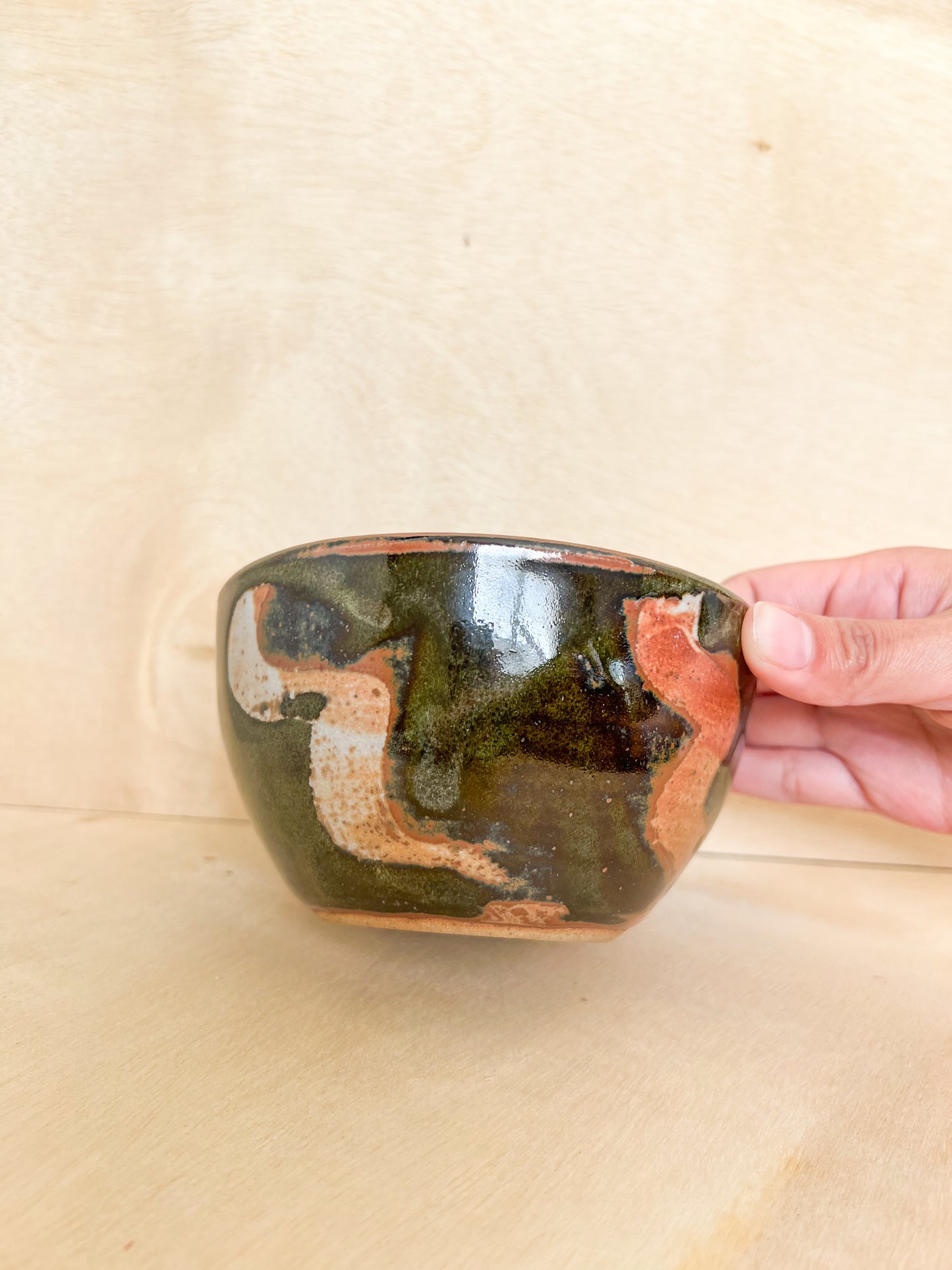 Small Bowl in Tenmoku/Shino