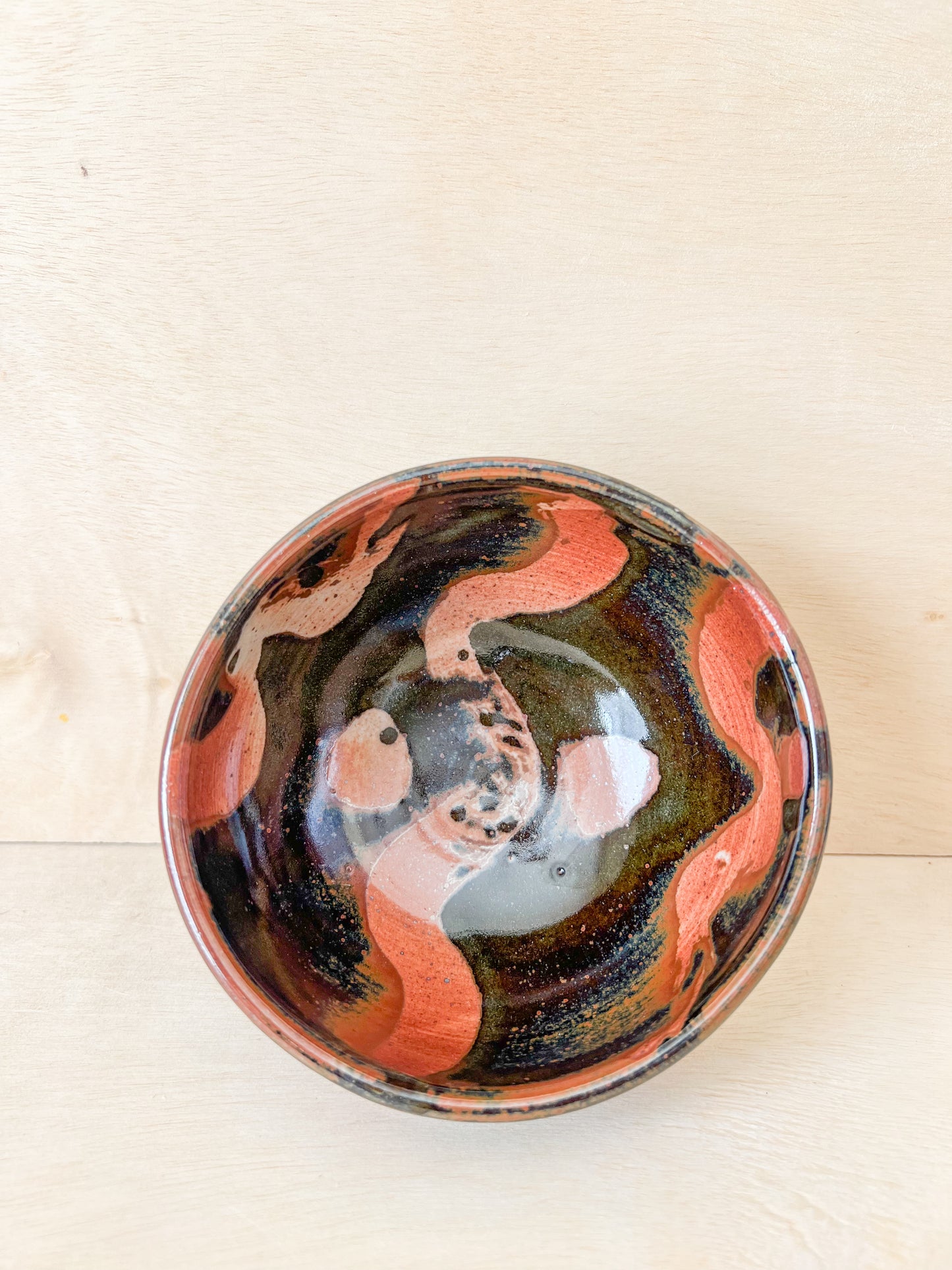 Small Bowl in Tenmoku/Shino