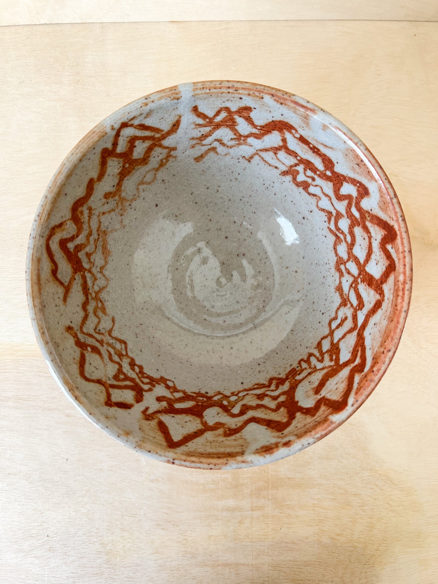 Mountain Bowl in Sunset Shino