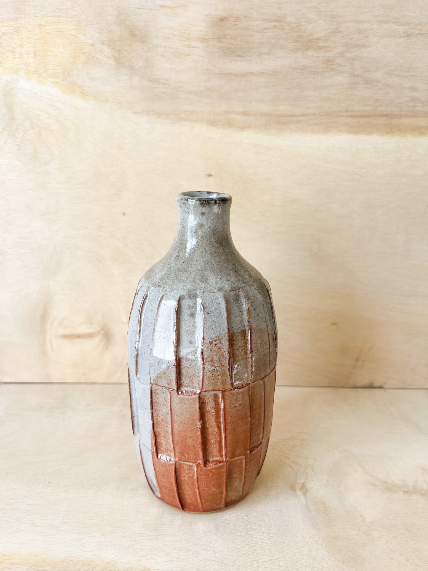Sunset Shino Vase
