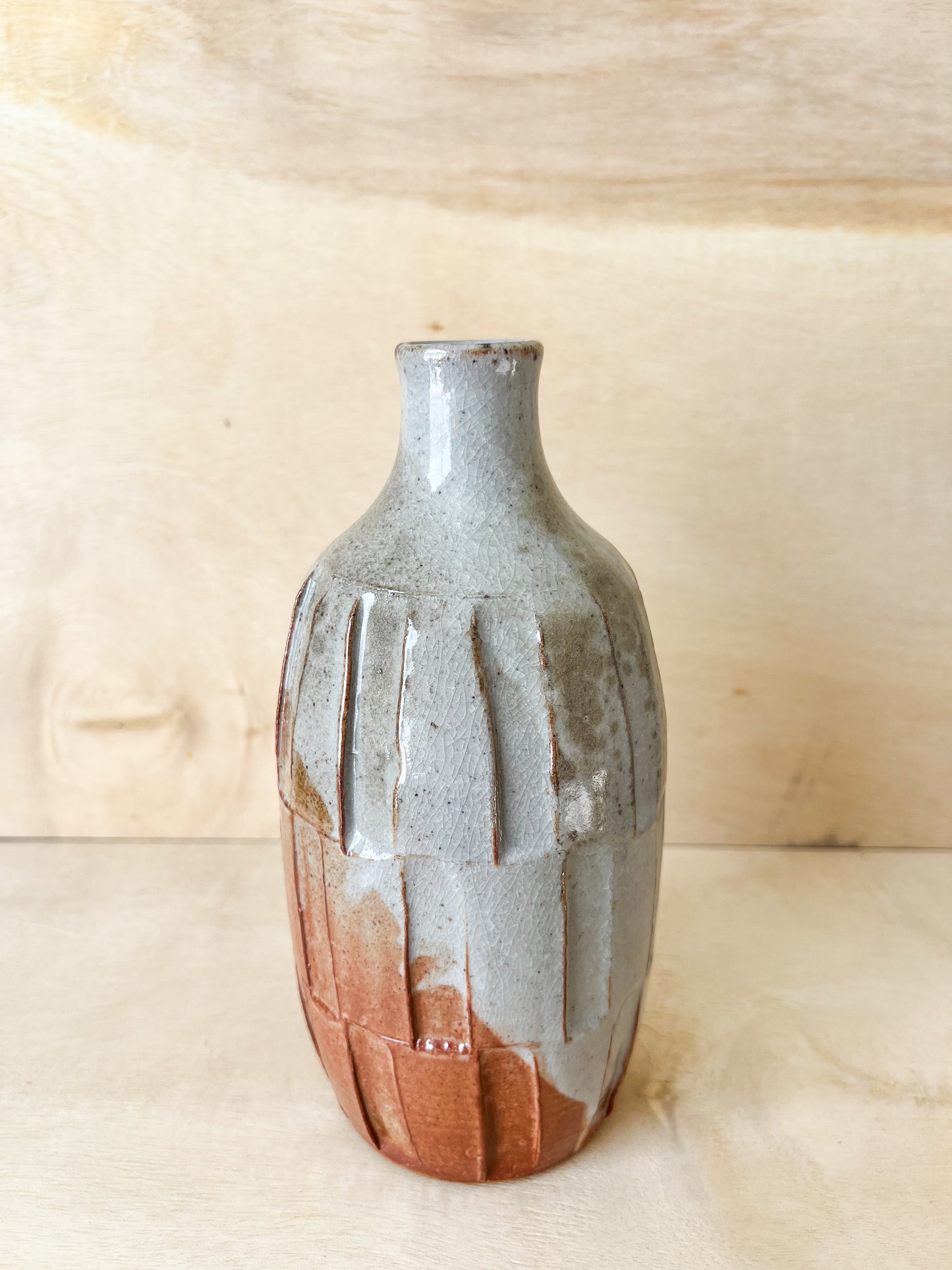 Sunset Shino Vase