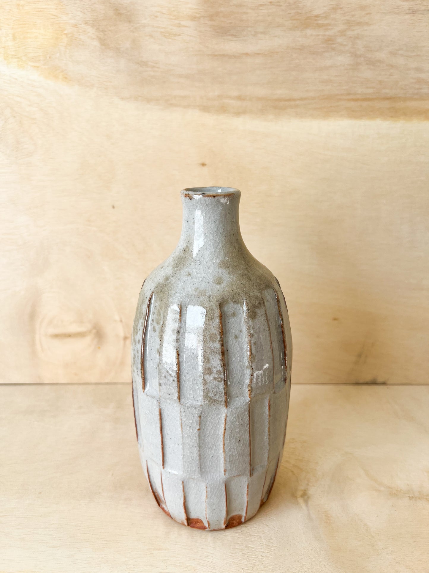 Sunset Shino Vase