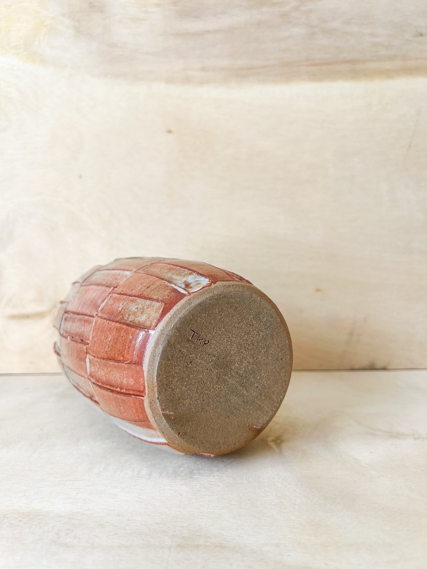 Sunset Shino Vase