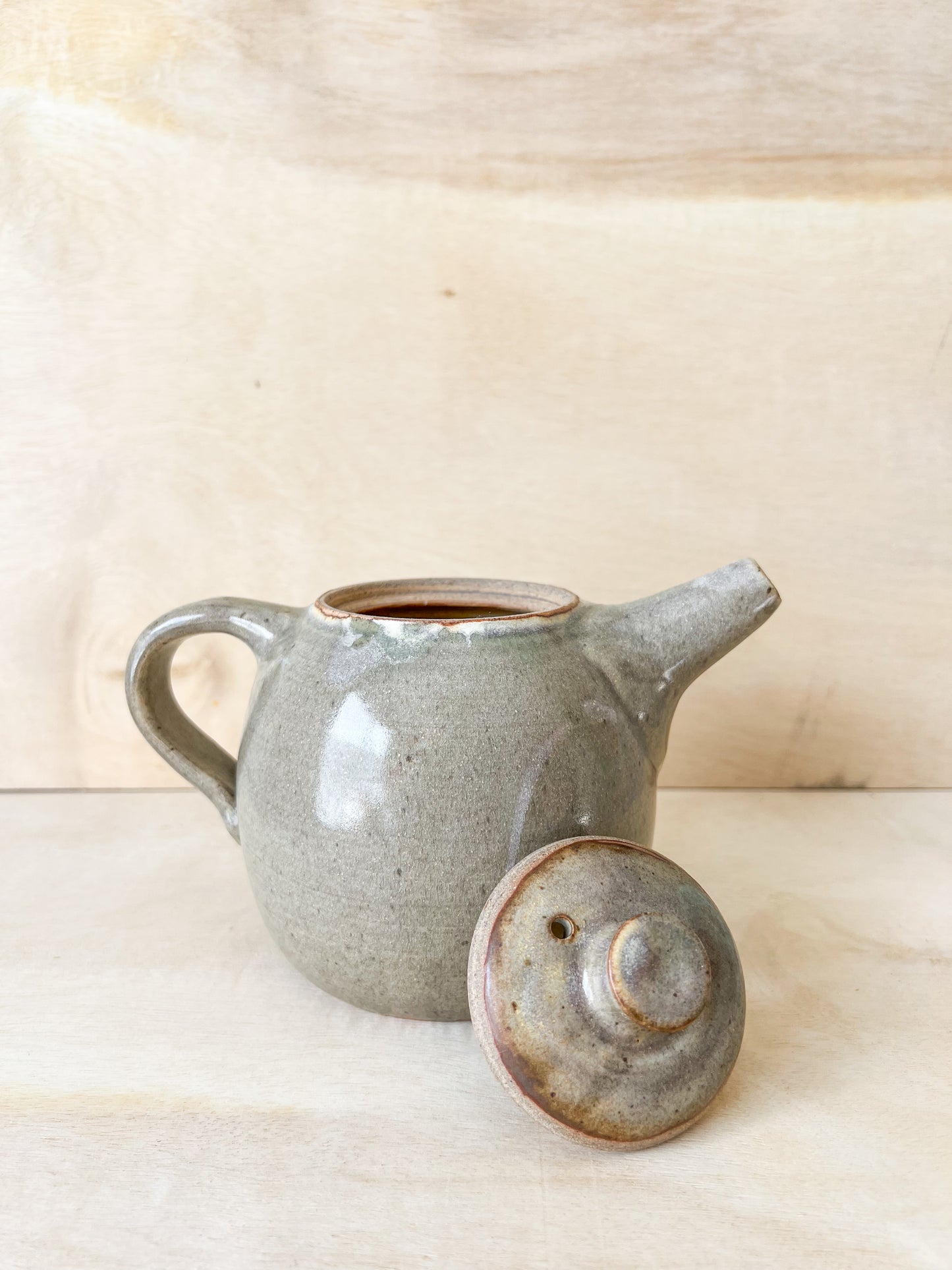 Teapot in Soft Green