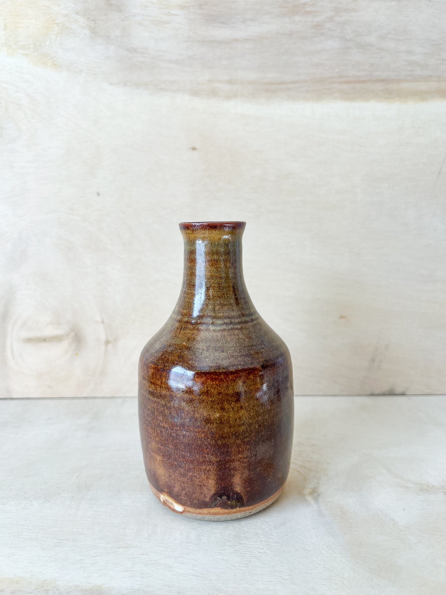 Small Vase in Greenish Brown