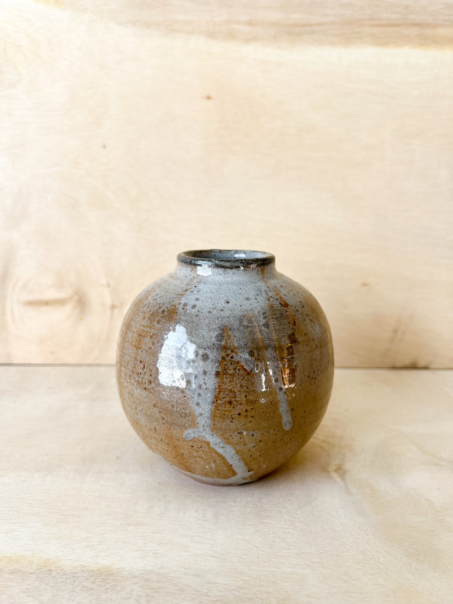 Mini Sunset Shino Moon Jar