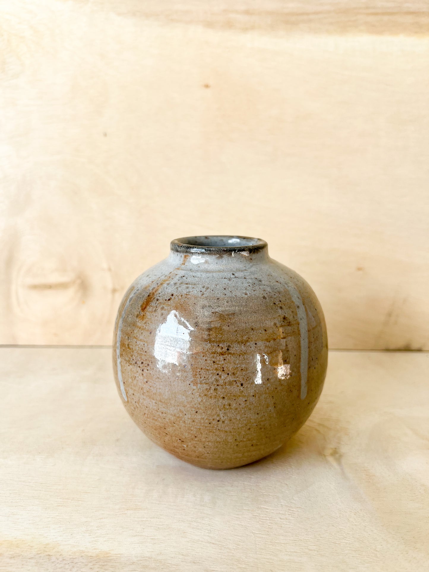 Mini Sunset Shino Moon Jar