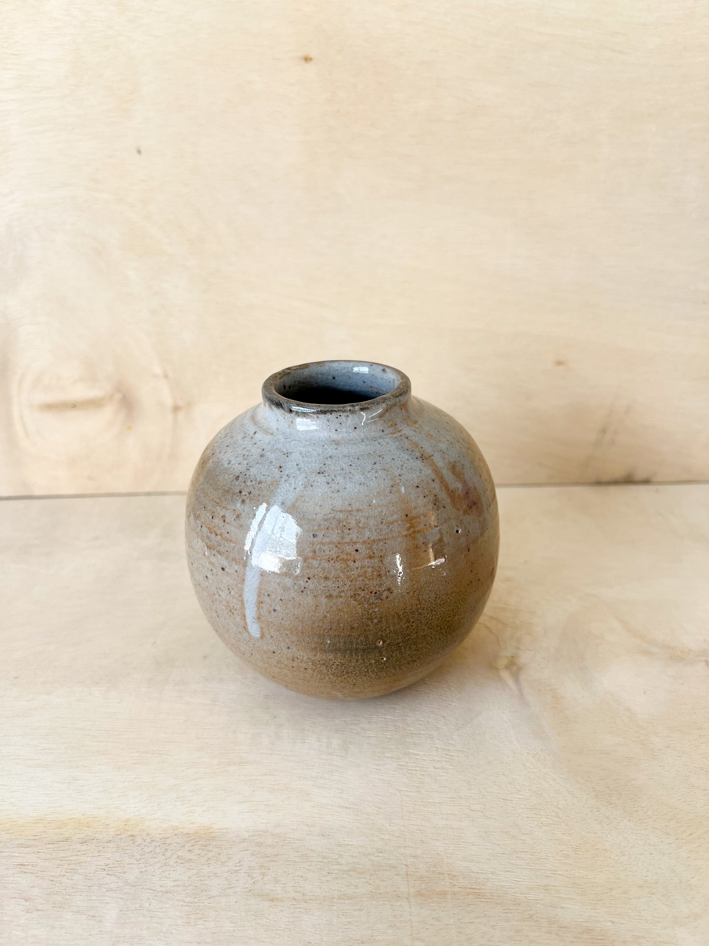 Mini Sunset Shino Moon Jar