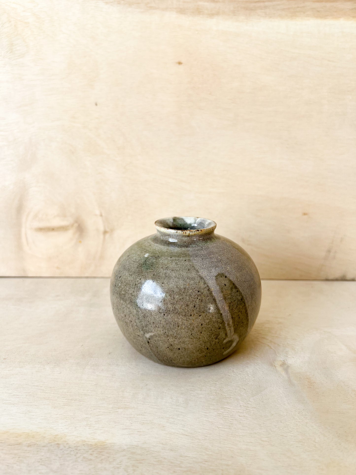 Mini Soft Green/Grey Moon Jar