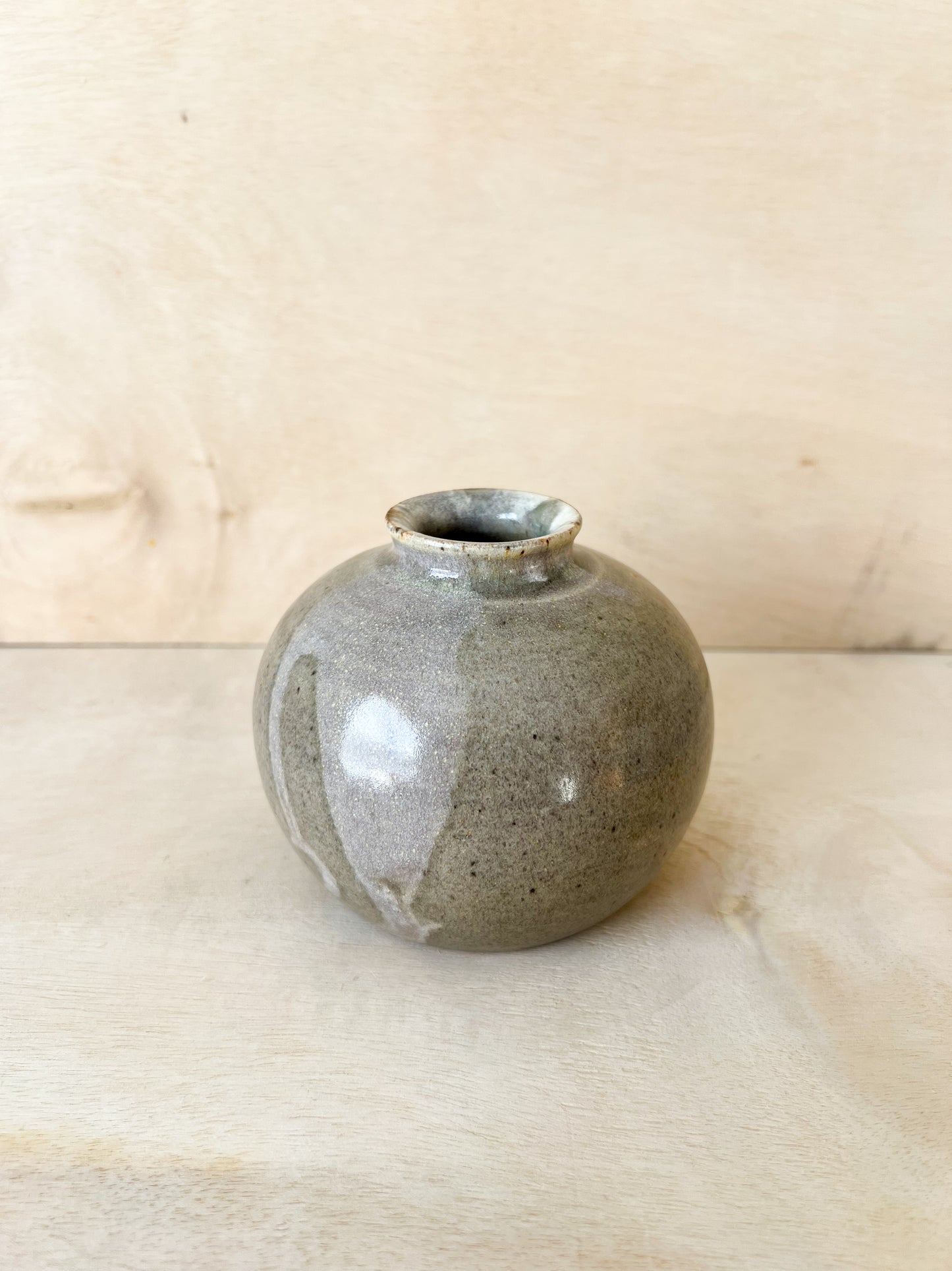 Mini Soft Green/Grey Moon Jar