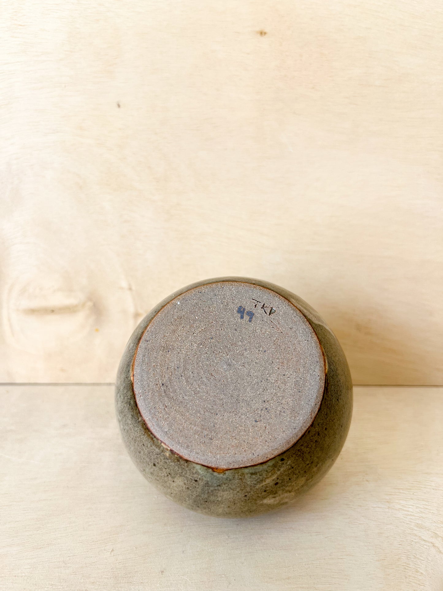 Mini Soft Green/Grey Moon Jar