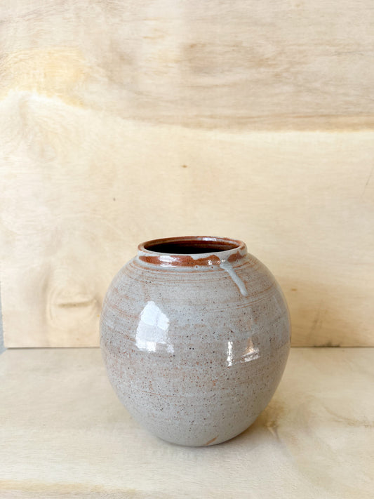 Sunset Shino Moon Jar