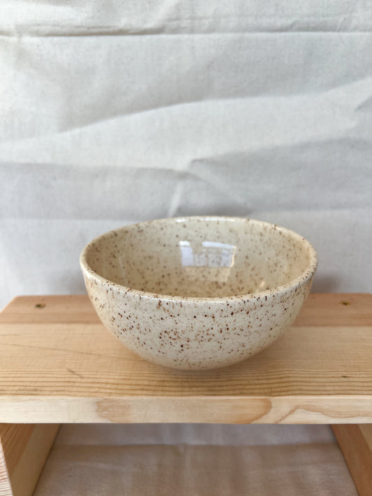 Speckled White Bowl
