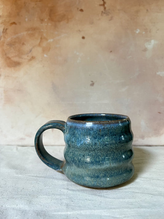 Blue Mist Wavy Mug