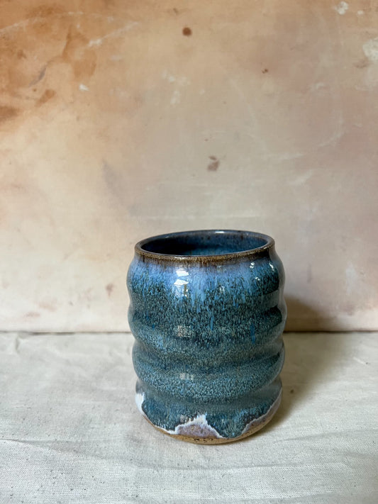 Blue Mist Wavy Cup