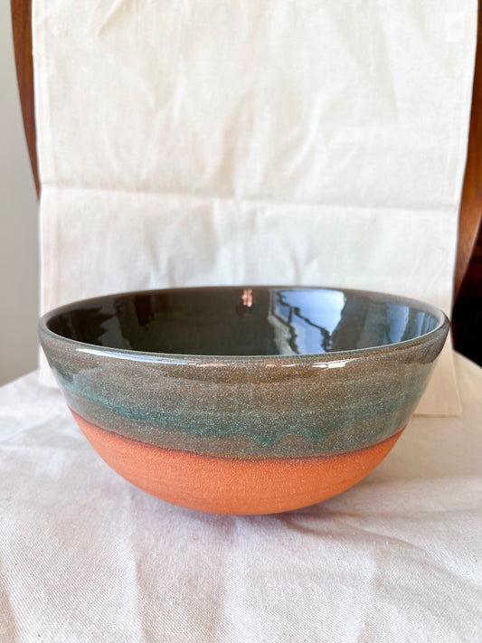 Sea Glass Serving Bowl