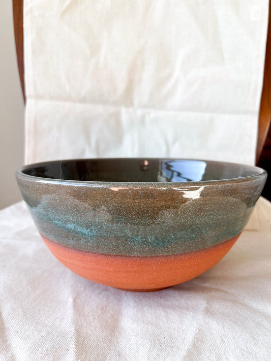 Sea Glass Serving Bowl