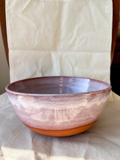 Milky Rose Serving Bowl