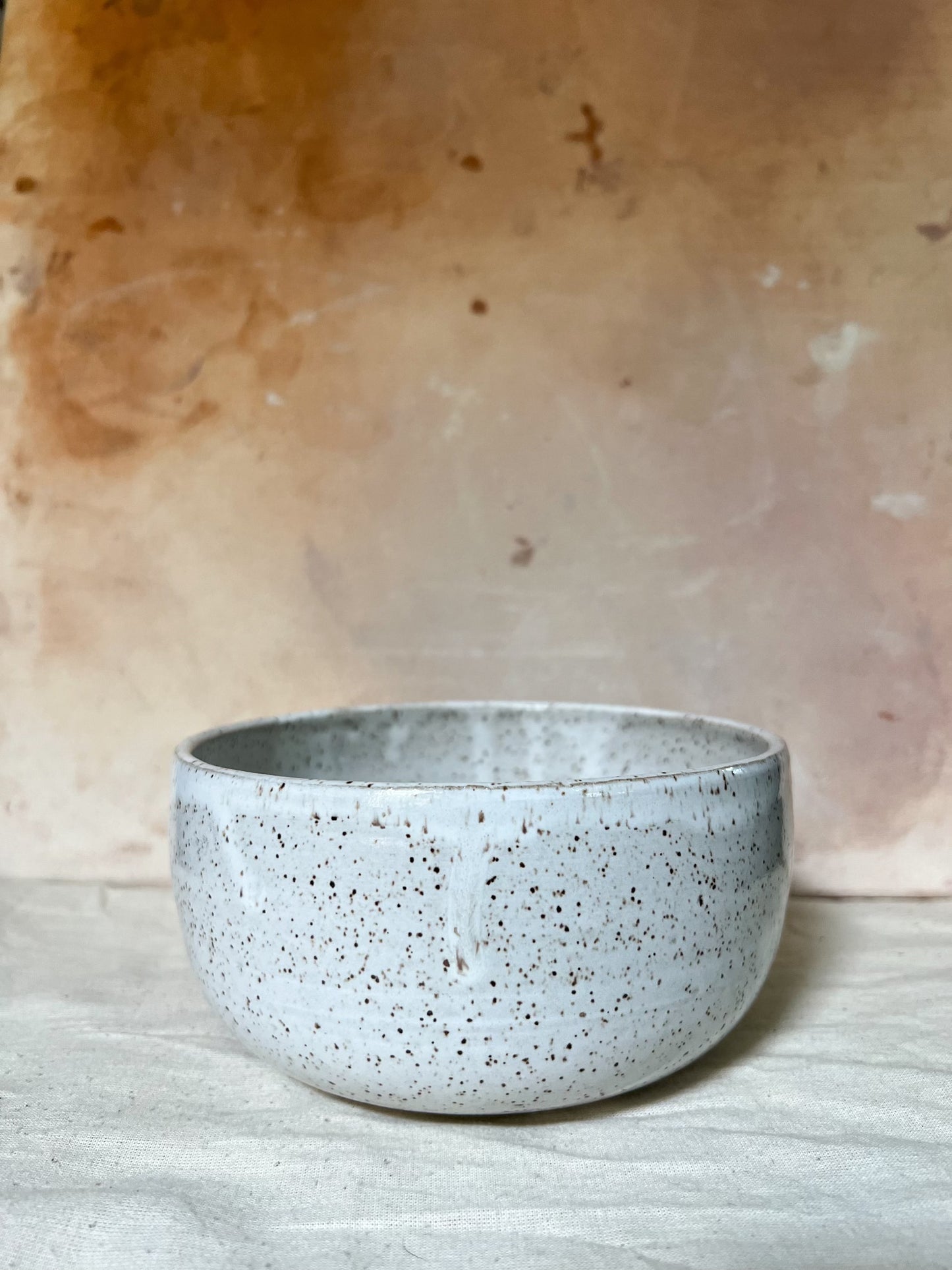 Speckled White Bowl (Single bowl)