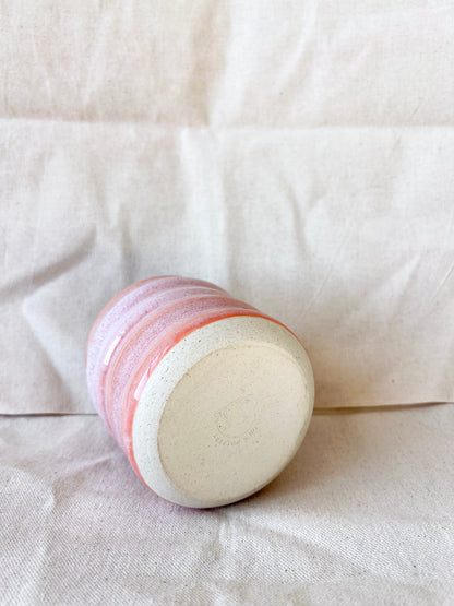 Blush Wavy Cup