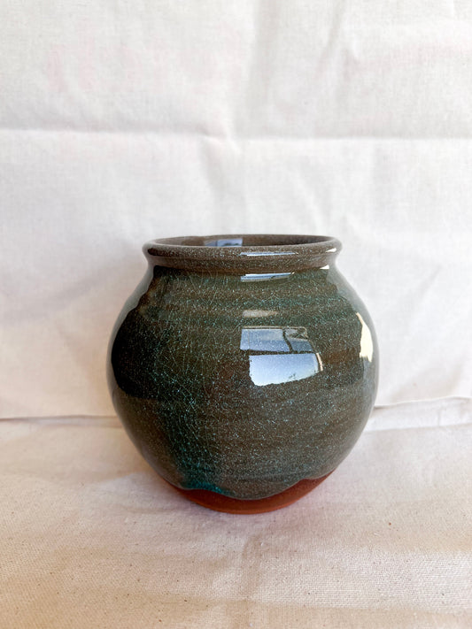 Sea Glass Moon Jar (Mini)