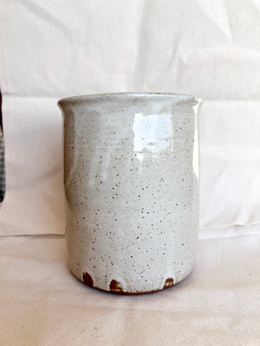 Speckled Cream Vase