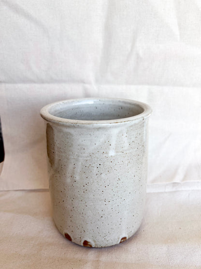 Speckled Cream Vase