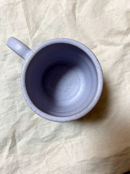 Speckled Lavendar Wavy Mug