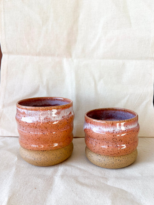 Peach Wavy Cup (Wide)