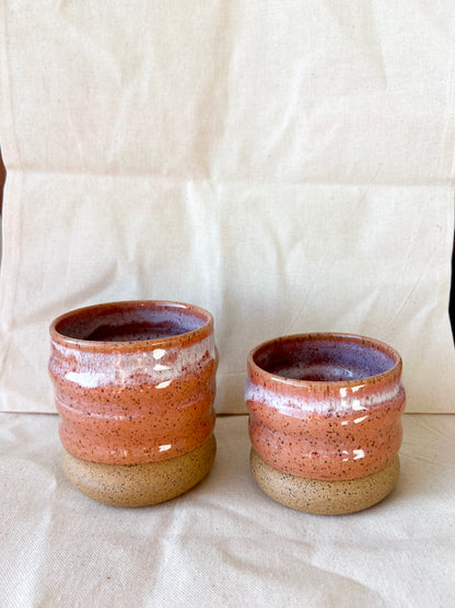 Peach Wavy Cup (Wide)