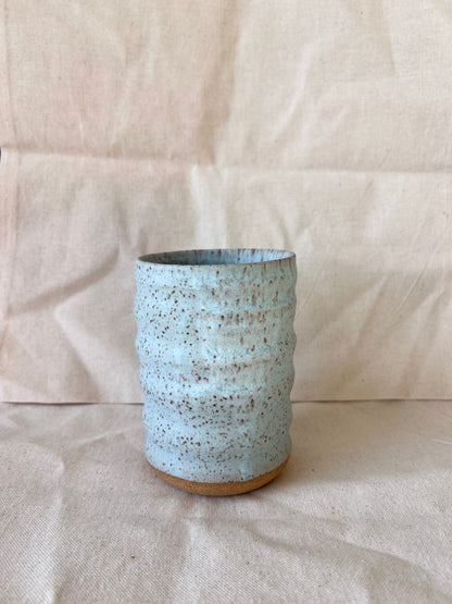Aqua Wavy Vase (Small)