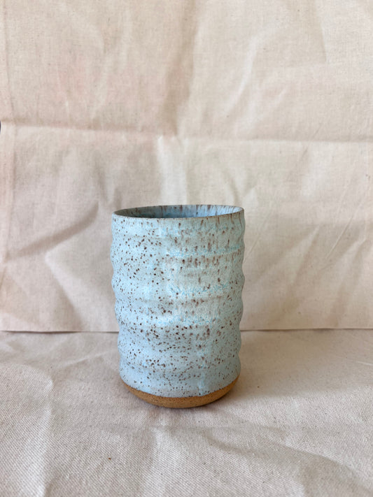 Aqua Wavy Vase (Small)