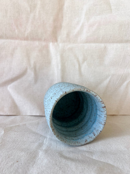 Aqua Wavy Vase (Small)